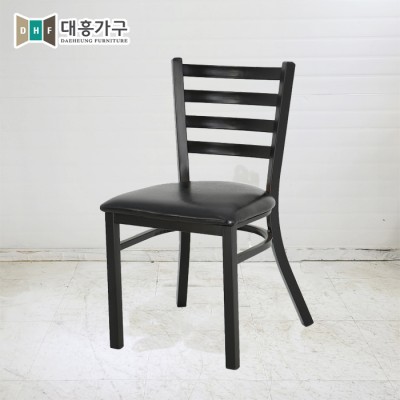 [미사용]철재케빈의자(블랙)-1EA