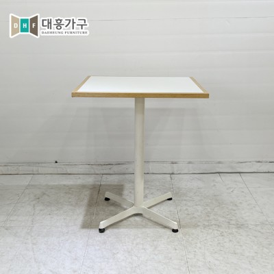 중고사각테이블화이트 600x600-14EA